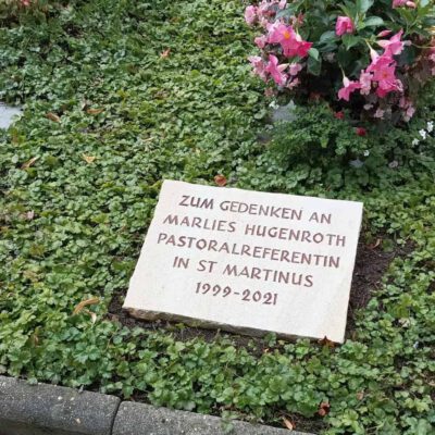 Gedenkstein für Marlies Hugenroth
