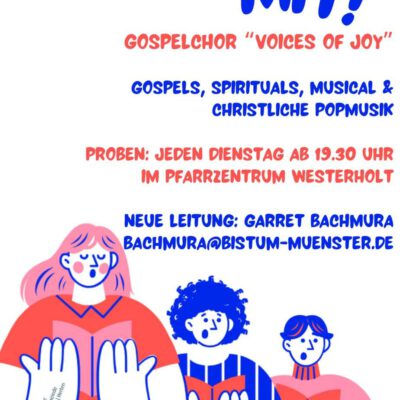 Sing mit! im Gospelchor „Voice of Joy“