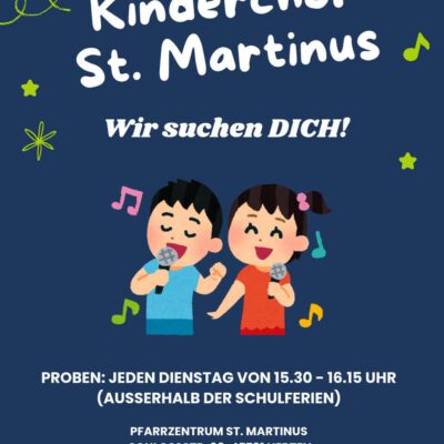 Sing mit! im Kinderchor St. Martinus