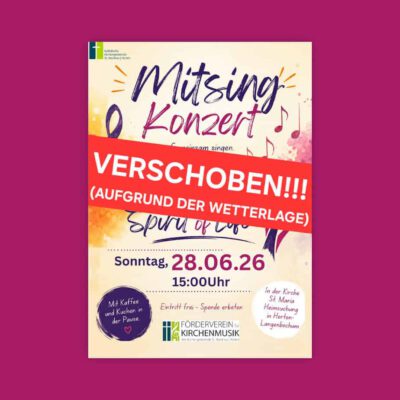 Spirit of Life // Mitsing-Konzert